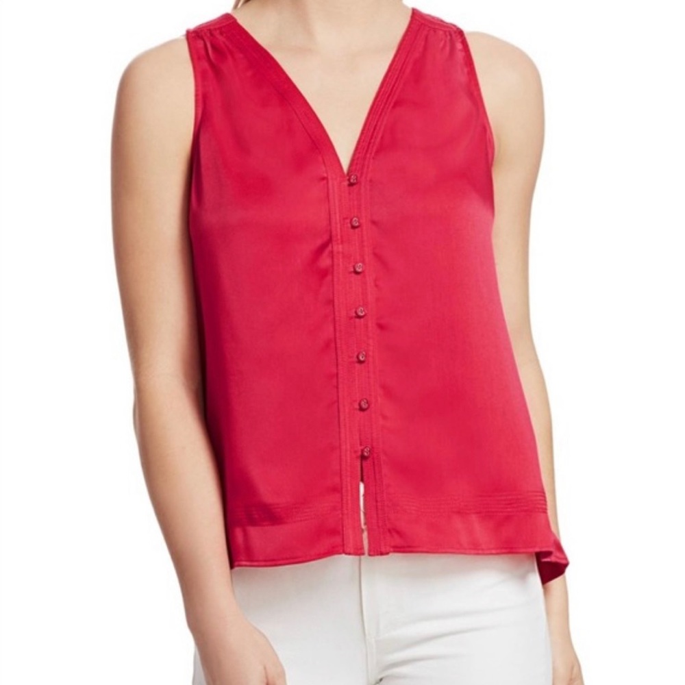 Joie Tadita Tank Top in “Hibiscus” - S